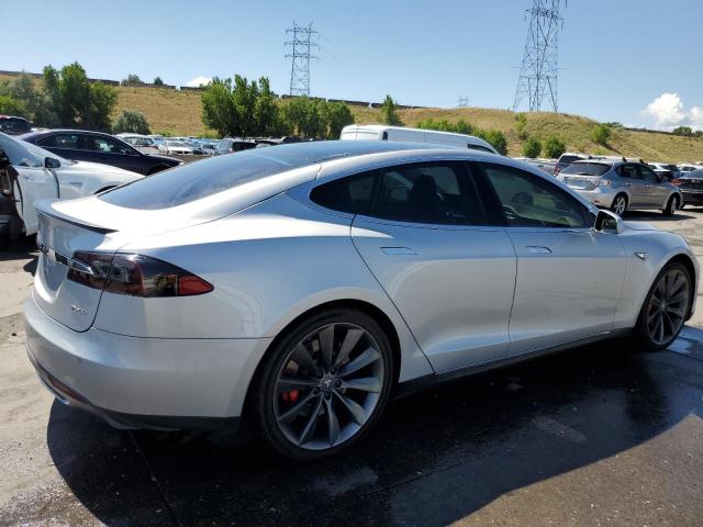 5YJSA1H16EFP35678 - 2014 TESLA MODEL S 银色 照片 3