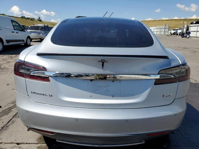 5YJSA1H16EFP35678 - 2014 TESLA MODEL S 银色 照片 6