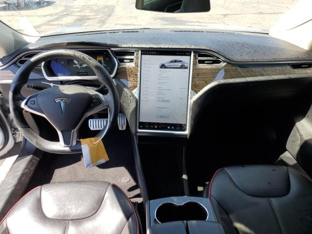 5YJSA1H16EFP35678 - 2014 TESLA MODEL S 银色 照片 8