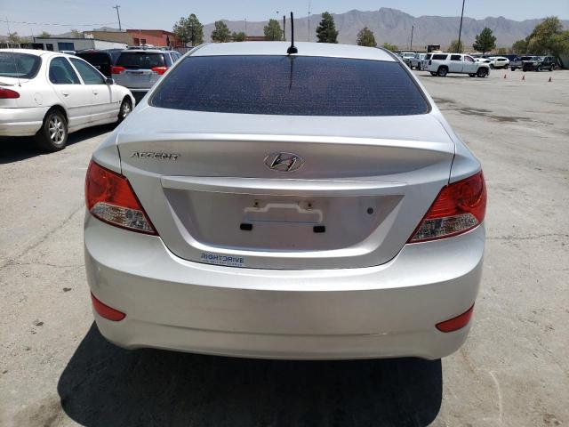 KMHCT4AE0DU361745 - 2013 HYUNDAI ACCENT GLS SILVER photo 6