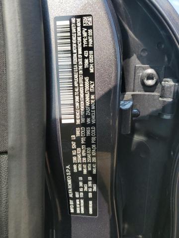 ZASFAKNN8J7B66645 - 2018 ALFA ROMEO STELVIO TI SPORT CHARCOAL photo 13