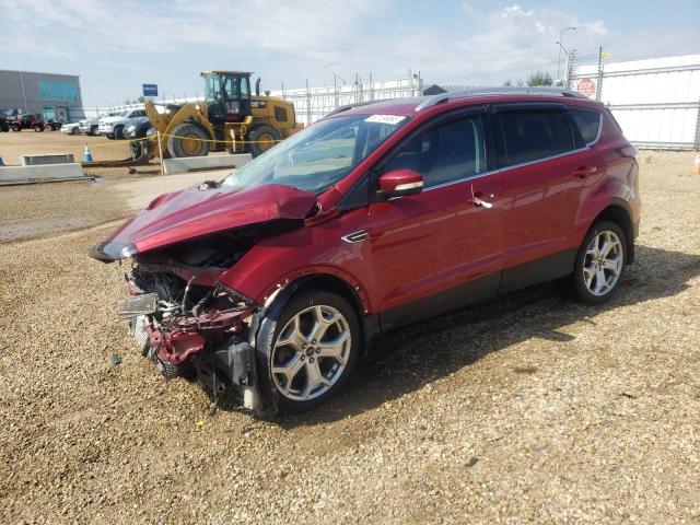 1FMCU9J97HUD31743 - 2017 FORD ESCAPE TITANIUM RED photo 1