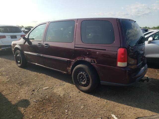 1GNDV23L76D187525 - 2006 CHEVROLET UPLANDER LS BURGUNDY photo 2