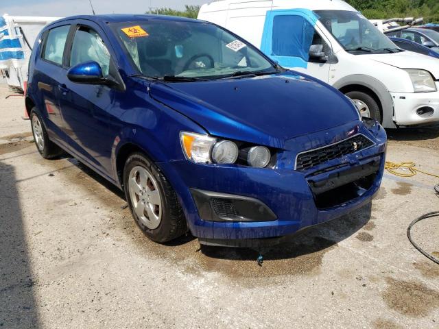 1G1JA6SH6D4168692 - 2013 CHEVROLET SONIC LS 蓝色 照片 4