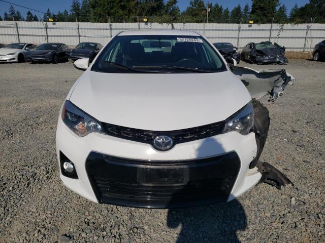 2T1BURHE1EC166493 - 2014 TOYOTA COROLLA L WHITE photo 5