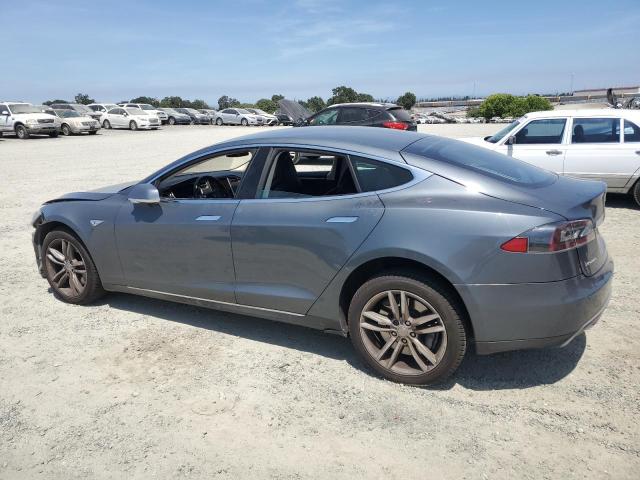 5YJSA1DN5DFP18054 - 2013 TESLA MODEL S GRAY photo 2