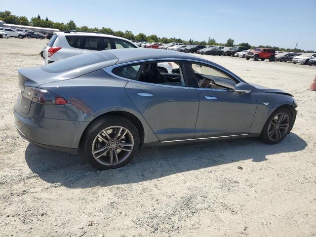 5YJSA1DN5DFP18054 - 2013 TESLA MODEL S GRAY photo 3