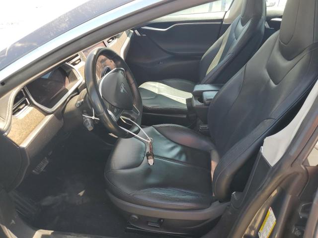 5YJSA1DN5DFP18054 - 2013 TESLA MODEL S GRAY photo 7