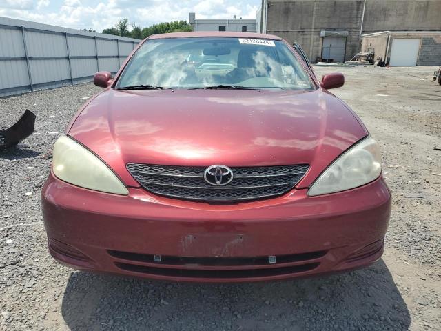 4T1BE32K24U318075 - 2004 TOYOTA CAMRY LE BURGUNDY photo 5