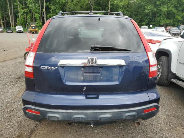 JHLRE48778C036623 - 2008 HONDA CR-V EXL BLUE photo 6