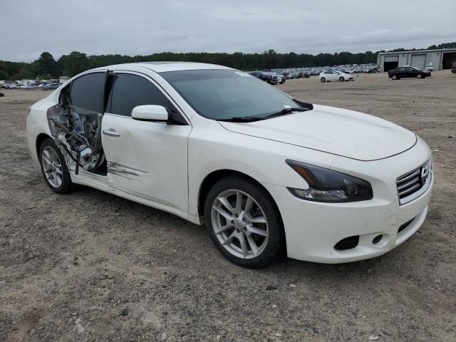 1N4AA5AP5EC493227 - 2014 NISSAN MAXIMA S WHITE photo 4