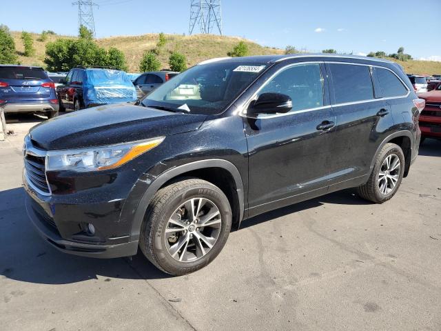 5TDJKRFH8GS288082 - 2016 TOYOTA HIGHLANDER XLE BLACK photo 1