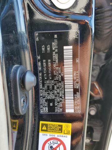 5TDJKRFH8GS288082 - 2016 TOYOTA HIGHLANDER XLE BLACK photo 13