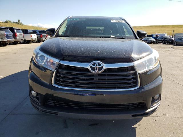 5TDJKRFH8GS288082 - 2016 TOYOTA HIGHLANDER XLE BLACK photo 5