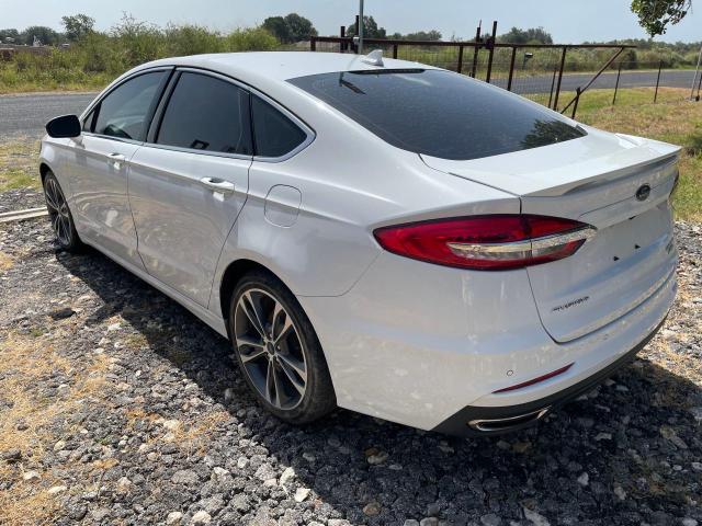 3FA6P0D93LR116480 - 2020 FORD FUSION TITANIUM WHITE photo 3