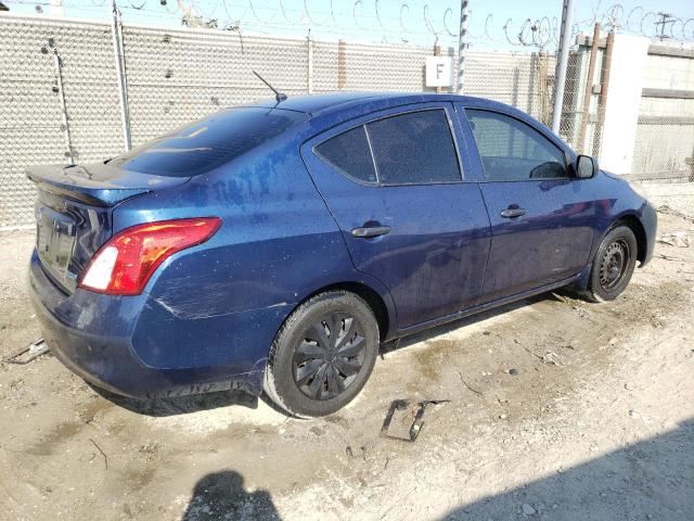 3N1CN7AP4EL843490 - 2014 NISSAN VERSA S BLUE photo 3