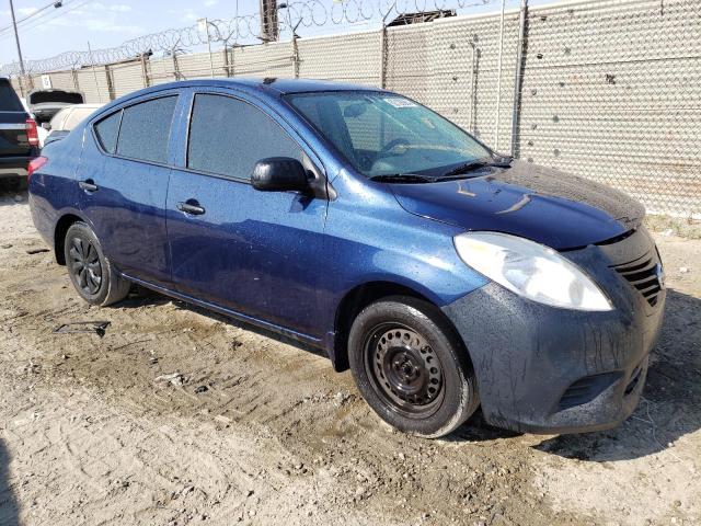 3N1CN7AP4EL843490 - 2014 NISSAN VERSA S BLUE photo 4