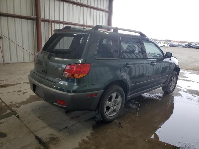 JA4LZ31GX3U071472 - 2003 MITSUBISHI OUTLANDER LS GREEN photo 3