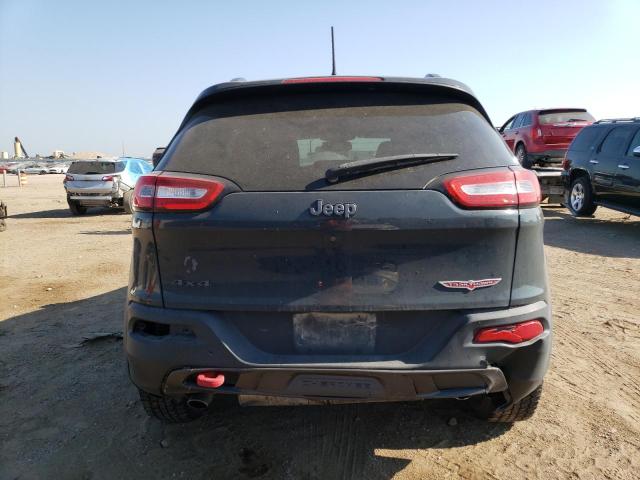 1C4PJMBS8HW637986 - 2017 JEEP CHEROKEE TRAILHAWK ნაცრისფერი ფოტო 6