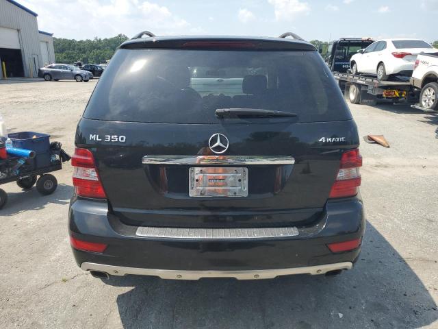4JGBB8GB8BA726691 - 2011 MERCEDES-BENZ ML 350 4MATIC BLACK photo 6