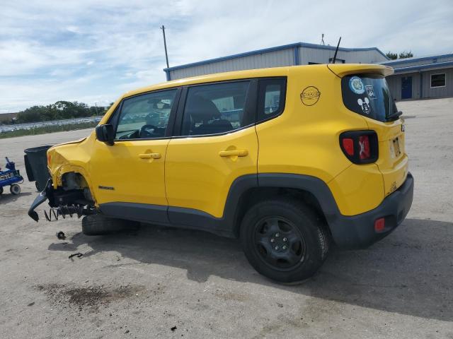 ZACCJAAB7HPE45812 - 2017 JEEP RENEGADE SPORT YELLOW photo 2