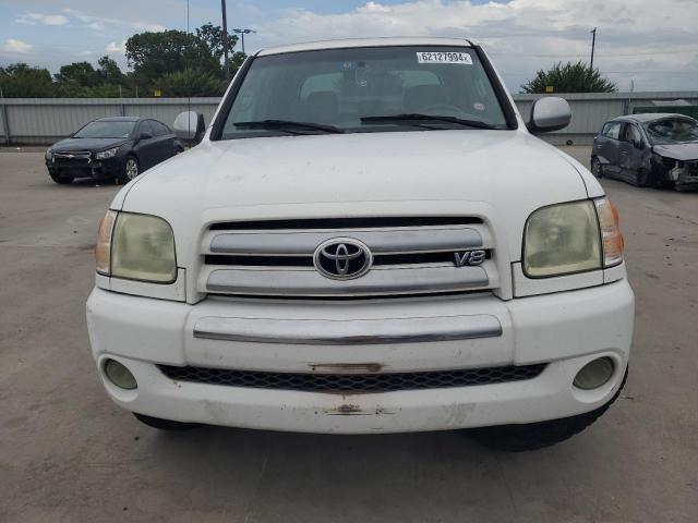 5TBET34154S436727 - 2004 TOYOTA TUNDRA DOUBLE CAB SR5 WHITE photo 5