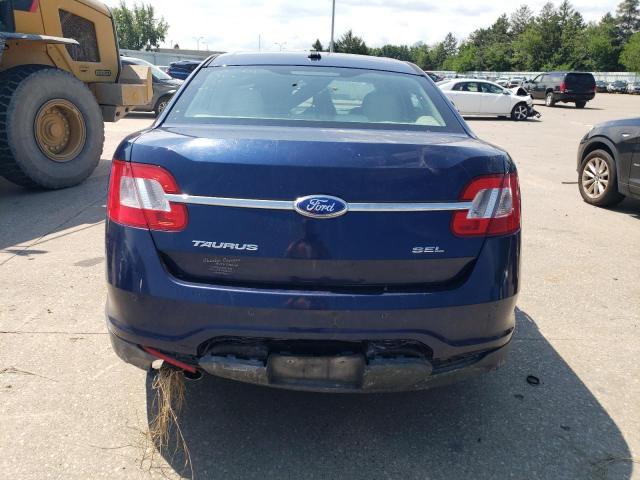 1FAHP2EW9CG144266 - 2012 FORD TAURUS SEL BLUE photo 6