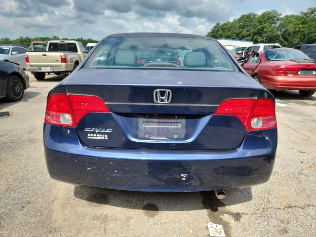2HGFA16948H510847 - 2008 HONDA CIVIC EXL BLUE photo 6