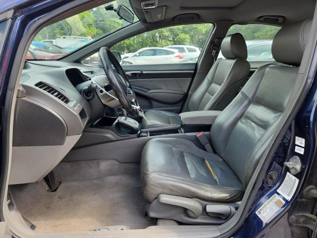 2HGFA16948H510847 - 2008 HONDA CIVIC EXL BLUE photo 7