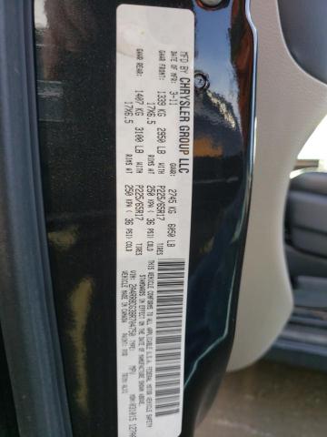 2A4RR8DG3BR704750 - 2011 CHRYSLER TOWN & COU TOURING L BLACK photo 13