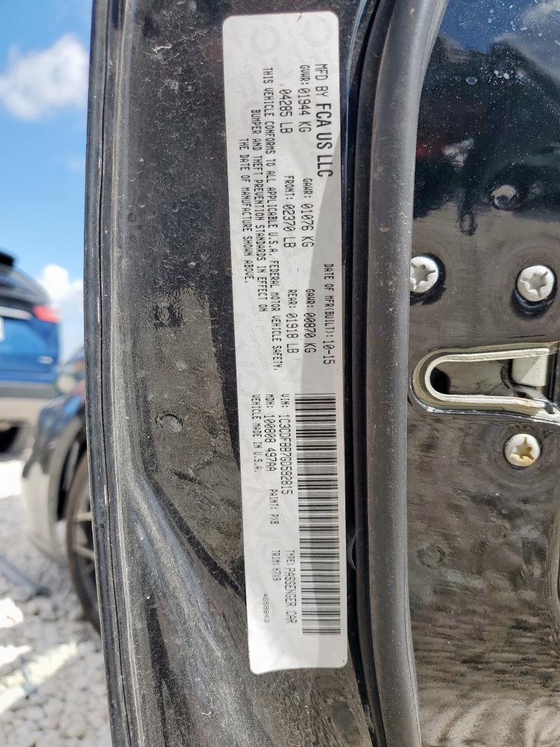 1C3CDFBB7GD592815 - 2016 DODGE DART SXT BLACK photo 12