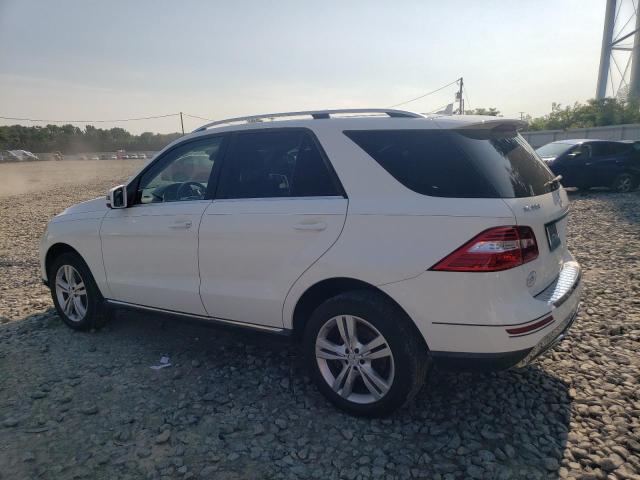 4JGDA5HB2FA457523 - 2015 MERCEDES-BENZ ML 350 4MATIC WHITE photo 2