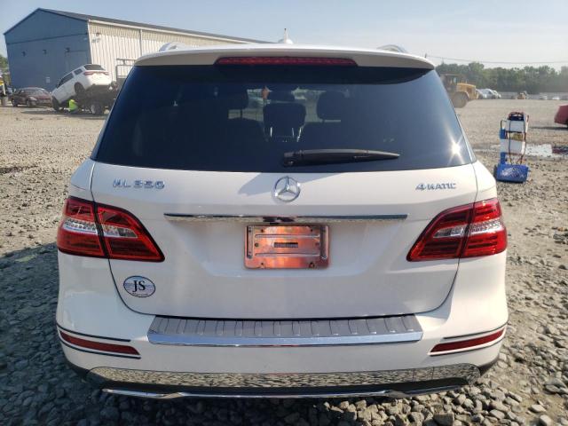 4JGDA5HB2FA457523 - 2015 MERCEDES-BENZ ML 350 4MATIC WHITE photo 6