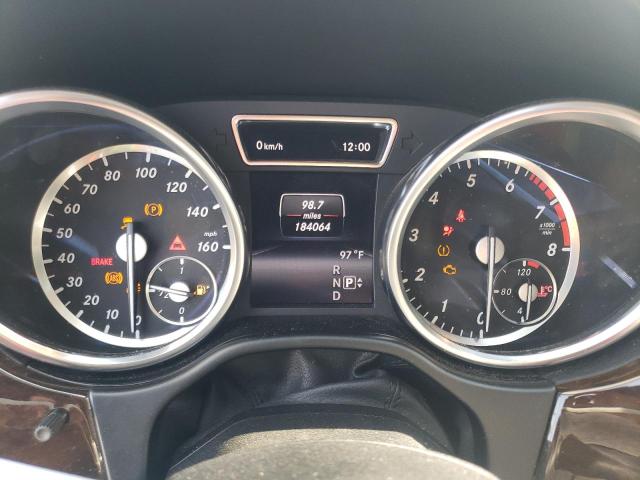 4JGDA5HB2FA457523 - 2015 MERCEDES-BENZ ML 350 4MATIC WHITE photo 9