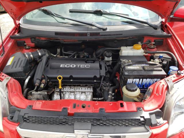 KL1TD5DE2AB050786 - 2010 CHEVROLET AVEO LS 红色 照片 11