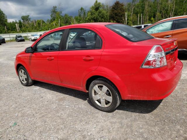 KL1TD5DE2AB050786 - 2010 CHEVROLET AVEO LS 红色 照片 2
