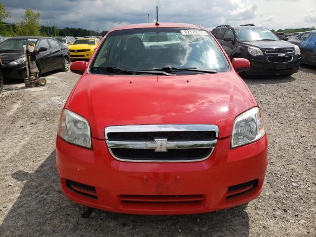 KL1TD5DE2AB050786 - 2010 CHEVROLET AVEO LS 红色 照片 5