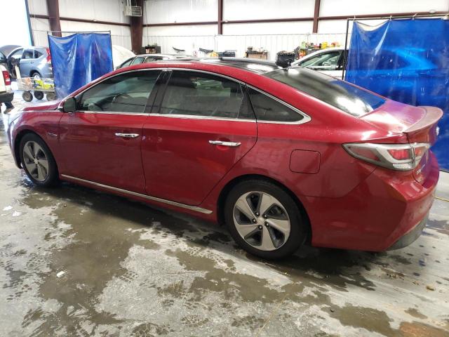 KMHE34L12GA015835 - 2016 HYUNDAI SONATA HYBRID RED photo 2