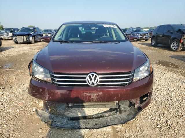 1VWBH7A3XCC067529 - 2012 VOLKSWAGEN PASSAT SE BURGUNDY photo 5