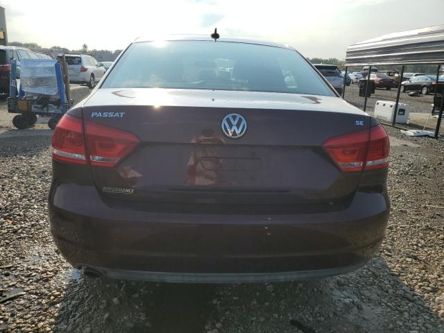 1VWBH7A3XCC067529 - 2012 VOLKSWAGEN PASSAT SE BURGUNDY photo 6