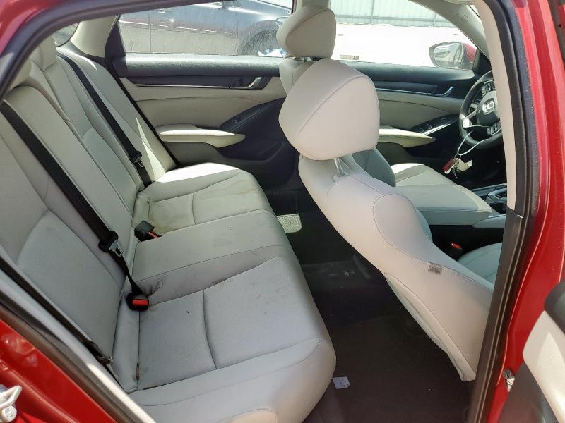 1HGCV1F1XJA214933 - 2018 HONDA ACCORD LX RED photo 10