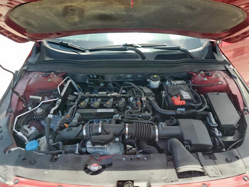 1HGCV1F1XJA214933 - 2018 HONDA ACCORD LX RED photo 11