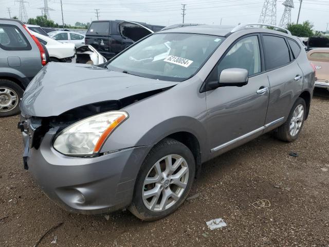 JN8AS5MV4DW102541 - 2013 NISSAN ROGUE S GRAY photo 1