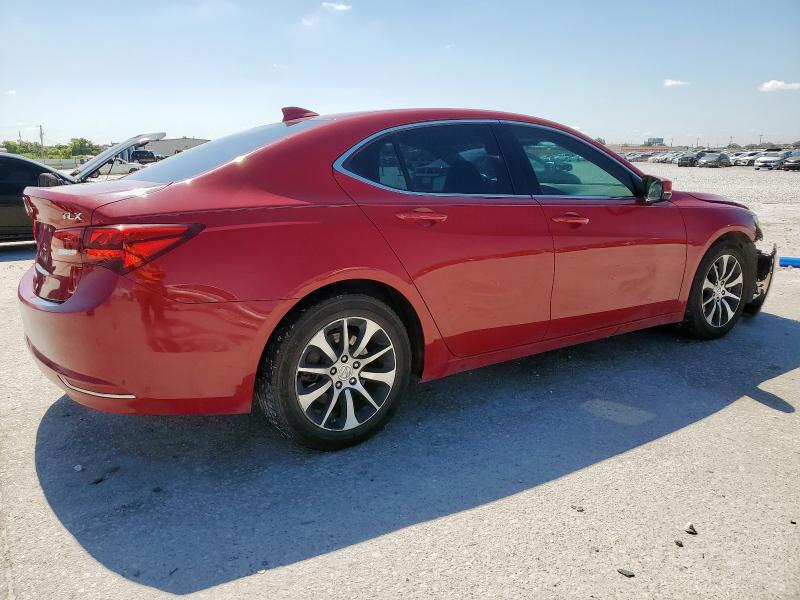 19UUB1F54HA002961 - 2017 ACURA TLX TECH RED photo 3