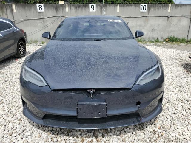 5YJSA1E63MF451746 - 2021 TESLA MODEL S GRAY photo 5