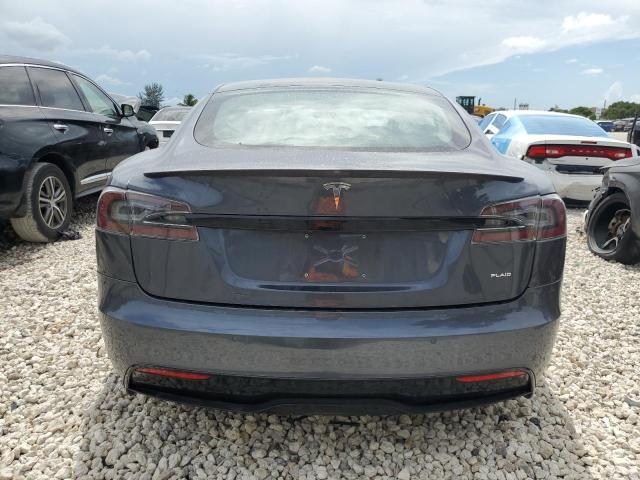 5YJSA1E63MF451746 - 2021 TESLA MODEL S GRAY photo 6