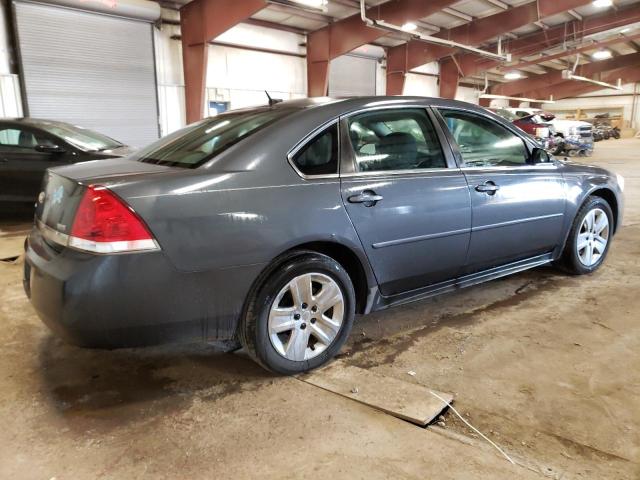 2G1WA5EK8B1151781 - 2011 CHEVROLET IMPALA LS GRAY photo 3