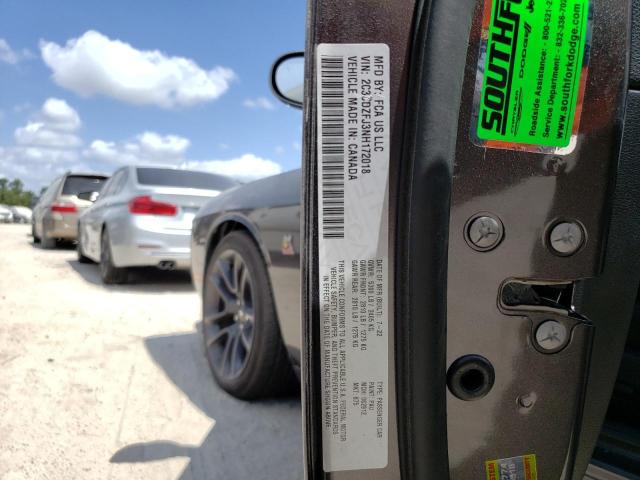 2C3CDZFJ3NH172018 - 2022 DODGE CHALLENGER R/T SCAT PACK BLACK photo 12