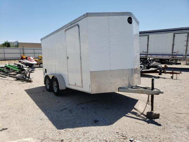 575200F23GT315367 - 2016 WELLS CARGO ENCLSDTRLR თეთრი ფოტო 1