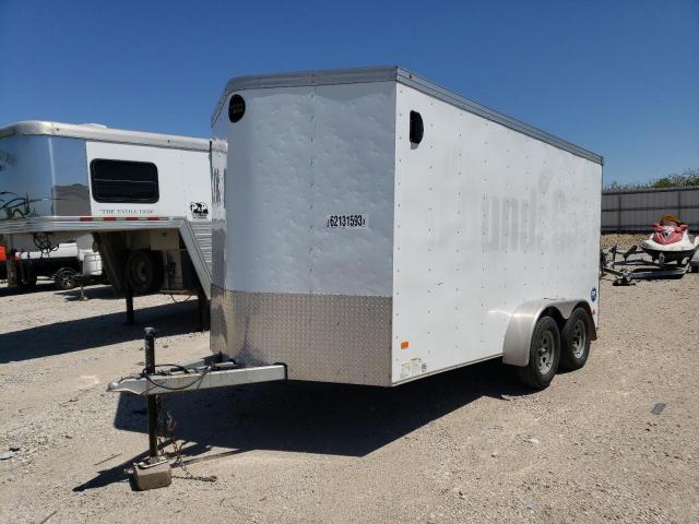 575200F23GT315367 - 2016 WELLS CARGO ENCLSDTRLR თეთრი ფოტო 2